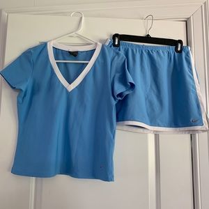 Women tennis outfit.